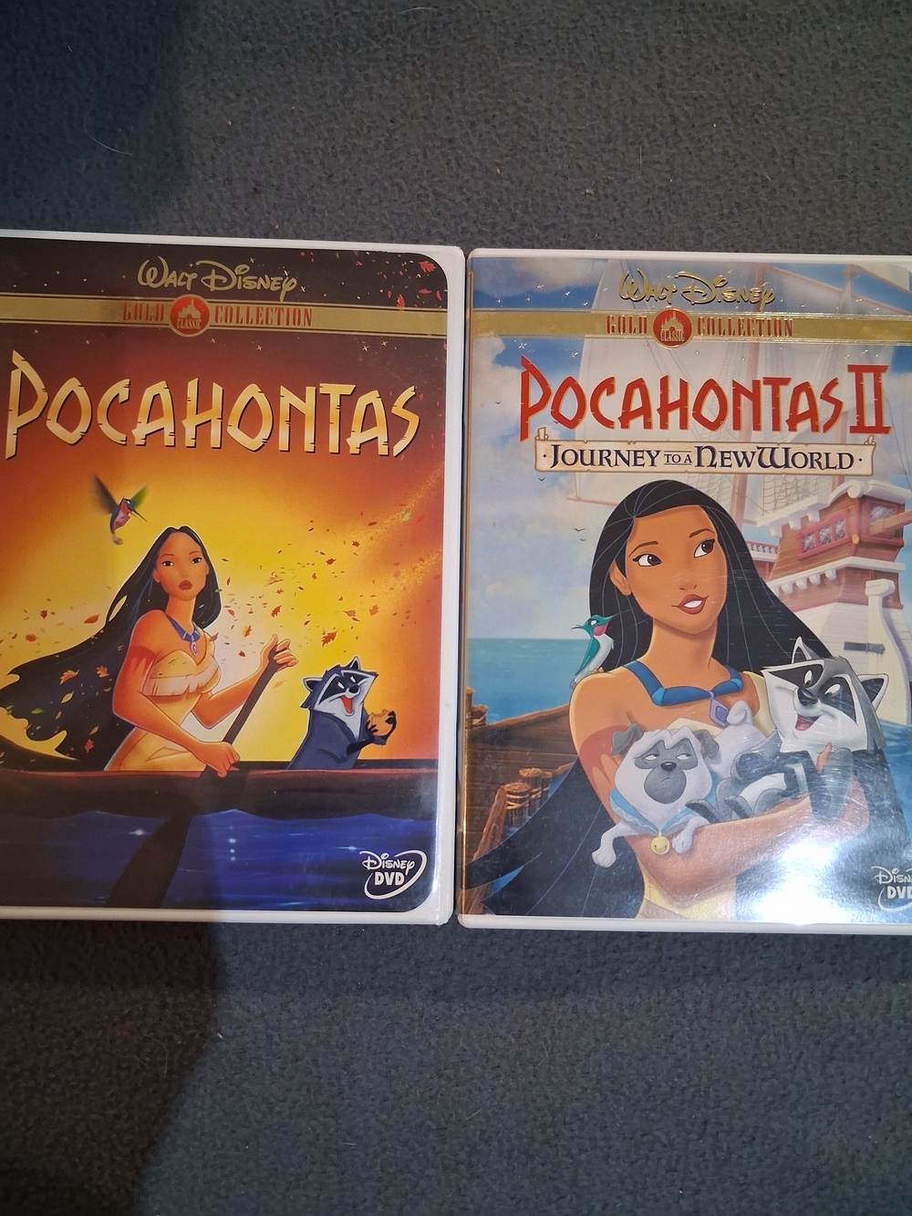 Disney Pocahontas 1 & 2 Dvd